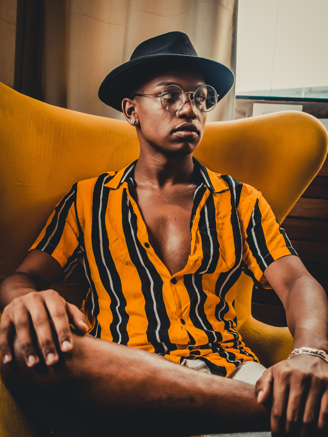 Man sitting